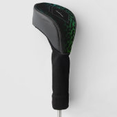 モノグラムのGreen Leopard Print ゴルフヘッドカバー (アングル)