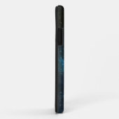 モノグラムのiPhoneは銀河系の星の青緑5/5Sを包装します Case-Mate iPhoneケース (裏面/右)