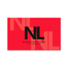 モノグラムはっきりしたレッドブラックミニマルスタイリッシュリスト