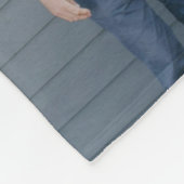 モノグラムはっきりした編集可能カラーカスタムフォトブランケット フリースブランケット (角)