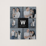 モノグラムはっきりした編集可能カラーフォトコラージュパズル ジグソーパズル<br><div class="desc">写真のギフトは最高のギフトだ!テキスパーソナライズされたトや写真を簡単に使用して、を見るカスタムことができる。Berry Berry Sweetによって設計。その他のデザインを表示する: www.berryberrysweet.com</div>