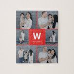 モノグラムはっきりした編集可能カラーフォトコラージュパズル ジグソーパズル<br><div class="desc">写真のギフトは最高のギフトだ!テキスパーソナライズされたトや写真を簡単に使用して、を見るカスタムことができる。Berry Berry Sweetによって設計。その他のデザインを表示する: www.berryberrysweet.com</div>