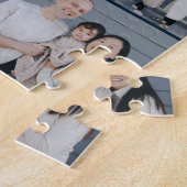 モノグラムはっきりした編集可能カラーフォトコラージュパズル ジグソーパズル (側面)