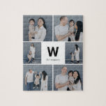 モノグラムはっきりした編集可能カラーフォトコラージュパズル ジグソーパズル<br><div class="desc">写真のギフトは最高のギフトだ!テキスパーソナライズされたトや写真を簡単に使用して、を見るカスタムことができる。Berry Berry Sweetによって設計。その他のデザインを表示する: www.berryberrysweet.com</div>