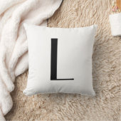 モノグラムは手紙Lを置きます クッション (ブランケット)
