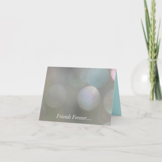 モノグラムまたはメッセージ付き快適な静止 サンキューカード (正面)