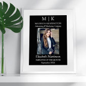 モノグラムまたはロゴの追加ビジネス従業員賞 ポスター