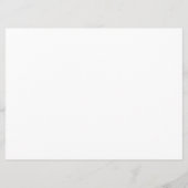 モノグラムまたはロゴの追加ビジネス3枚の写真 カード (裏面)