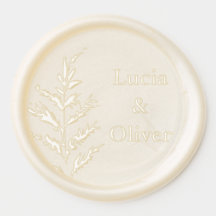 モノグラムまたは新婦の名前のシダ