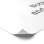 モノグラムもつれたアートアリソンの名前の意味 ポスター (角)