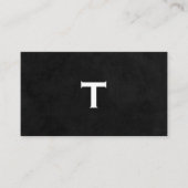 モノグラムを使用したスクリプトタイプ 名刺 (正面)