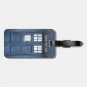 モノグラムを持つおもしろいな警察箱の旅行者 ラゲッジタグ (裏面横)