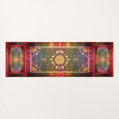 モノグラムを持つ（または持たない）アルダビル模様 ヨガマット (裏面(横))