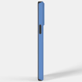 モノグラムを黒でパーソナライズするダブルボックス(青) Case-Mate iPhoneケース (裏面 / 右)