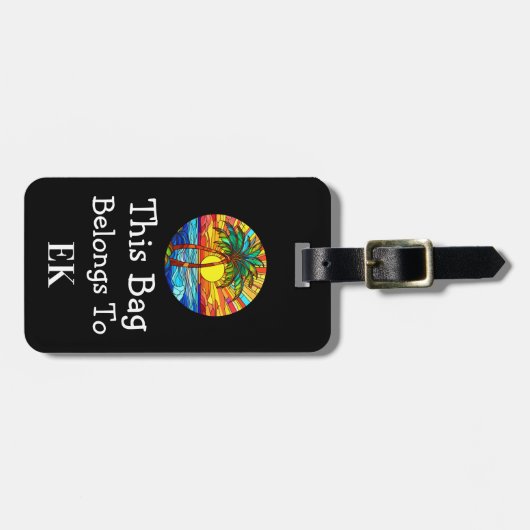 モノグラムアイデンティティートロピカルラゲッジタグ ラゲッジタグ (正面横)