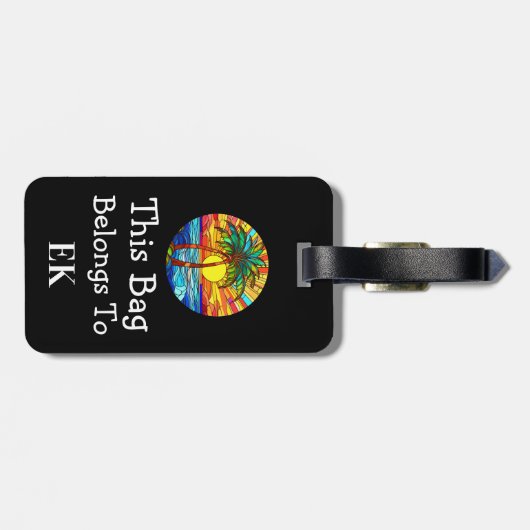 モノグラムアイデンティティートロピカルラゲッジタグ ラゲッジタグ (裏面横)