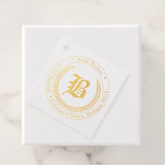 モノグラムアドレス フェイバータグ (箱)