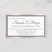 モノグラムアポイントメントカードバラグリーナリーダスティブルー 名刺 (裏面)