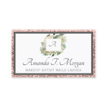 モノグラムアポイントメントカードバラフローラグリーングリット