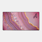 モノグラムアメジストオーロラ デスクマット (正面)
