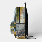 モノグラムアラスカウオーターカラームース プリントバックパック (右)