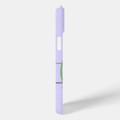 モノグラムアルファベットCラベンダーユーカリプタスドラゴンフライ Case-Mate iPhoneケース (裏面 / 右)