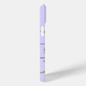 モノグラムアルファベットDラベンダーユーカリプタスドラゴンフライ Case-Mate iPhoneケース (裏面 / 右)