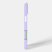 モノグラムアルファベットGラベンダーユーカリプタスドラゴンフライ Case-Mate iPhoneケース (裏面 / 右)