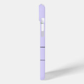 モノグラムアルファベットIラベンダーユーカリプタスドラゴンフライ Case-Mate iPhoneケース (裏面 / 左)