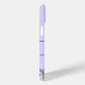 モノグラムアルファベットJラベンダーユーカリプタスドラゴンフライ Case-Mate iPhoneケース (裏面 / 右)