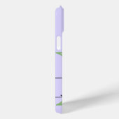 モノグラムアルファベットNラベンダーユーカリプタストンボ Case-Mate iPhoneケース (裏面 / 右)