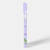 モノグラムアルファベットRラベンダーユーカリプタスドラゴンフライ Case-Mate iPhoneケース (裏面 / 左)