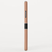 モノグラムアンティーク真鍮カラー背景 Case-Mate iPhoneケース (裏面/右)