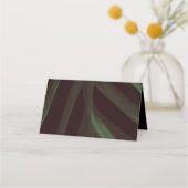 モノグラムアーチズパームツリートロピカルズ結婚ズ プレイスカード (裏面)