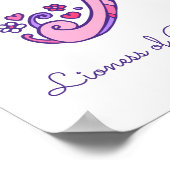 モノグラムアートのアリエルの女の子の名前はポスターを意味する ポスター (角)