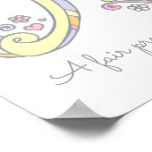 モノグラムアートAlanah女の子の名前はポスターを意味する ポスター (角)