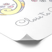 モノグラムアートAmayah女の子の名前の意味ポスター ポスター (角)