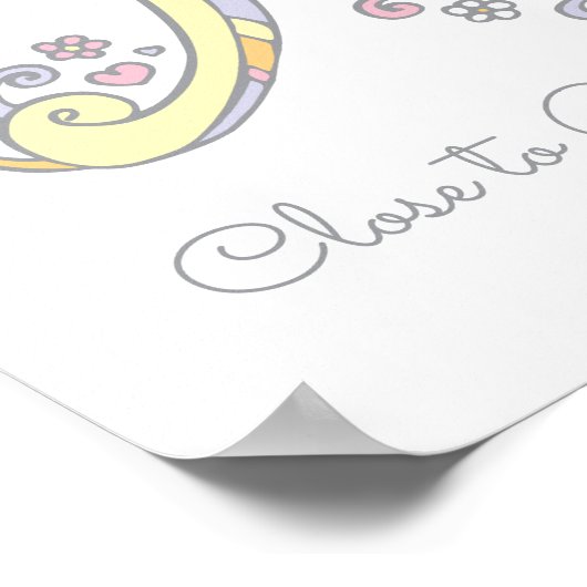 モノグラムアートAmayah女の子の名前の意味ポスター ポスター (角)