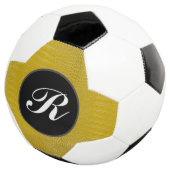 モノグラムイエローアリゲータテクスチャプリント サッカーボール (3/4)