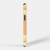 モノグラムイエローストライプ iPhoneケース (右側面)