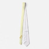 モノグラムイエロータイ ネクタイ (裏面)