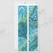 モノグラムイニシャルお洒落2つのブックマーク (裏面)