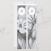 モノグラムイニシャルお洒落2つのブックマーク (正面)