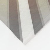 モノグラムイニシャルオンスターバストストライプグレーイエロー フリースブランケット (角)