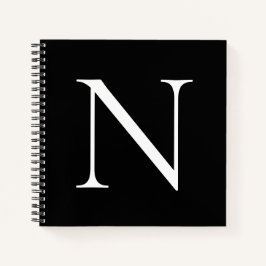 モノグラムイニシャルカスタマイズ ノートブック