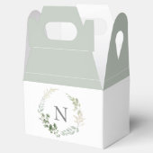 モノグラムイニシャルグリーナリーセージグリーン フェイバーボックス (オープン)