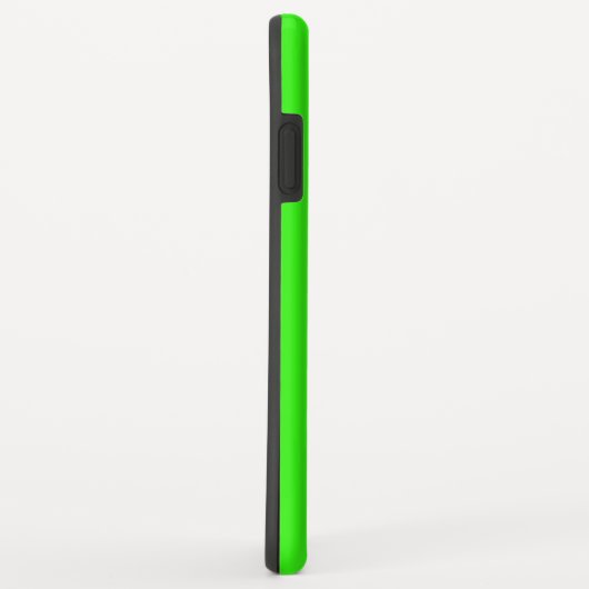 モノグラムイニシャルネオン無地のグリーンカカッコいいラー Case-Mate iPhoneケース (裏面/右)