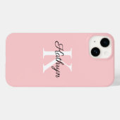 モノグラムイニシャルネームレター Case-Mate iPhoneケース (裏面 (横))