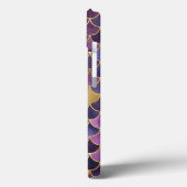 モノグラムイニシャルパープル金ゴールドマーメイドはかりで測 Case-Mate iPhoneケース (裏面 / 左)