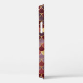 モノグラムイニシャルパープル金ゴールドレッドマーメイドはかりで測 Case-Mate iPhoneケース (裏面 / 右)